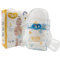 Free Shipping Good Quality Printed Diaper Baby Size S Plastic Tape Absorbent Baby Diapers